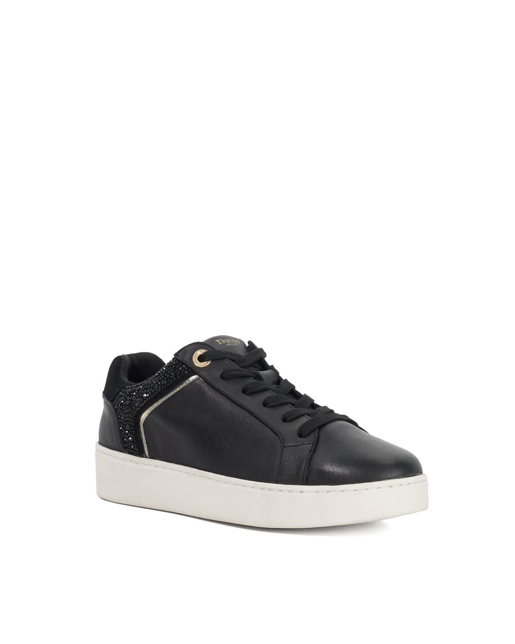 Dune Black Elli Lace Up Chunky Flatform Trainers