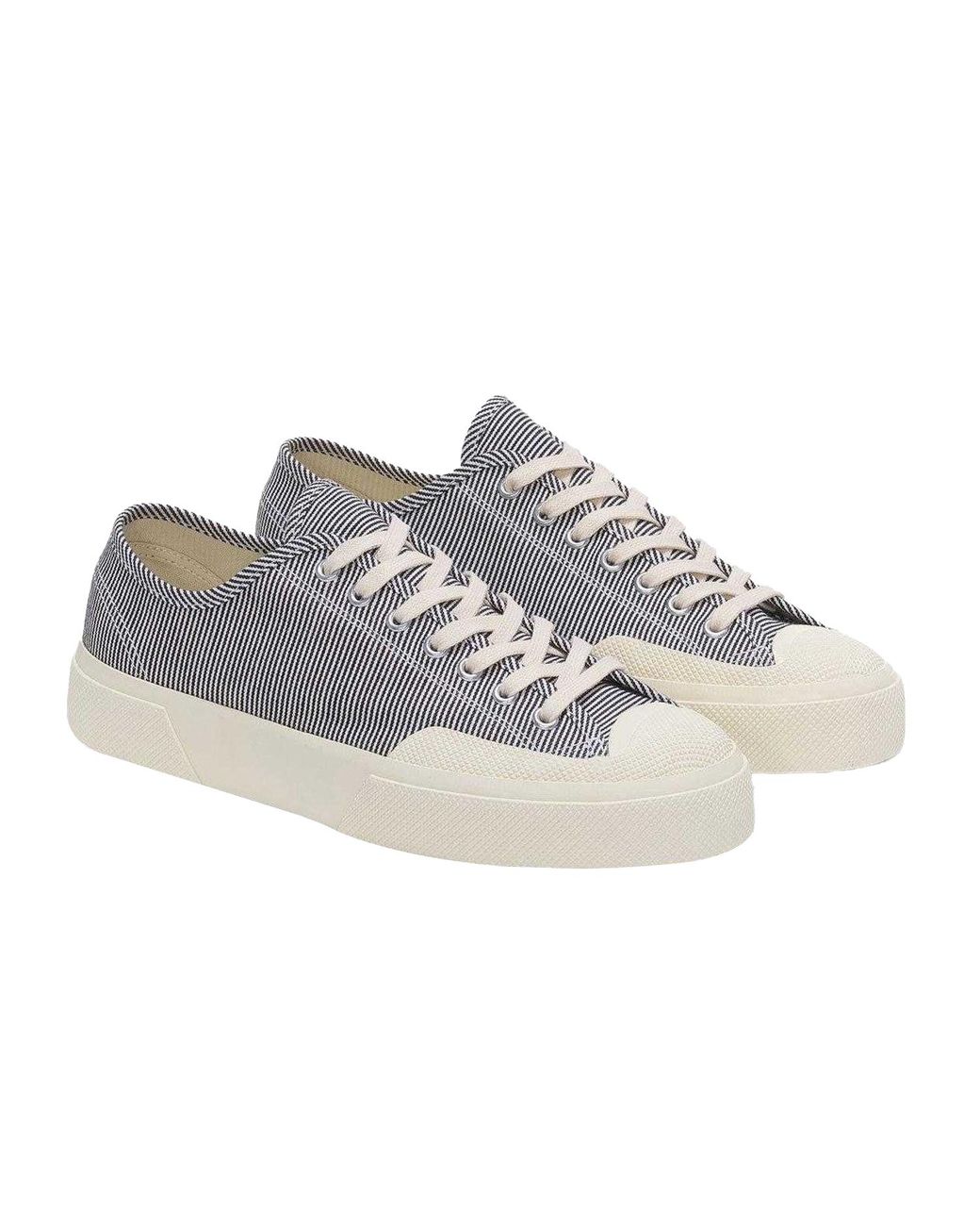 Superga Gray Adult 2432 Works Stripe Trainers