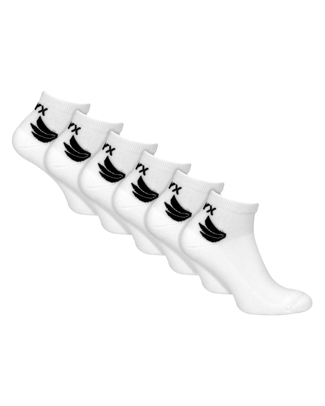 Talyx Black 6 Pack Bamboo Ankle Socks for men