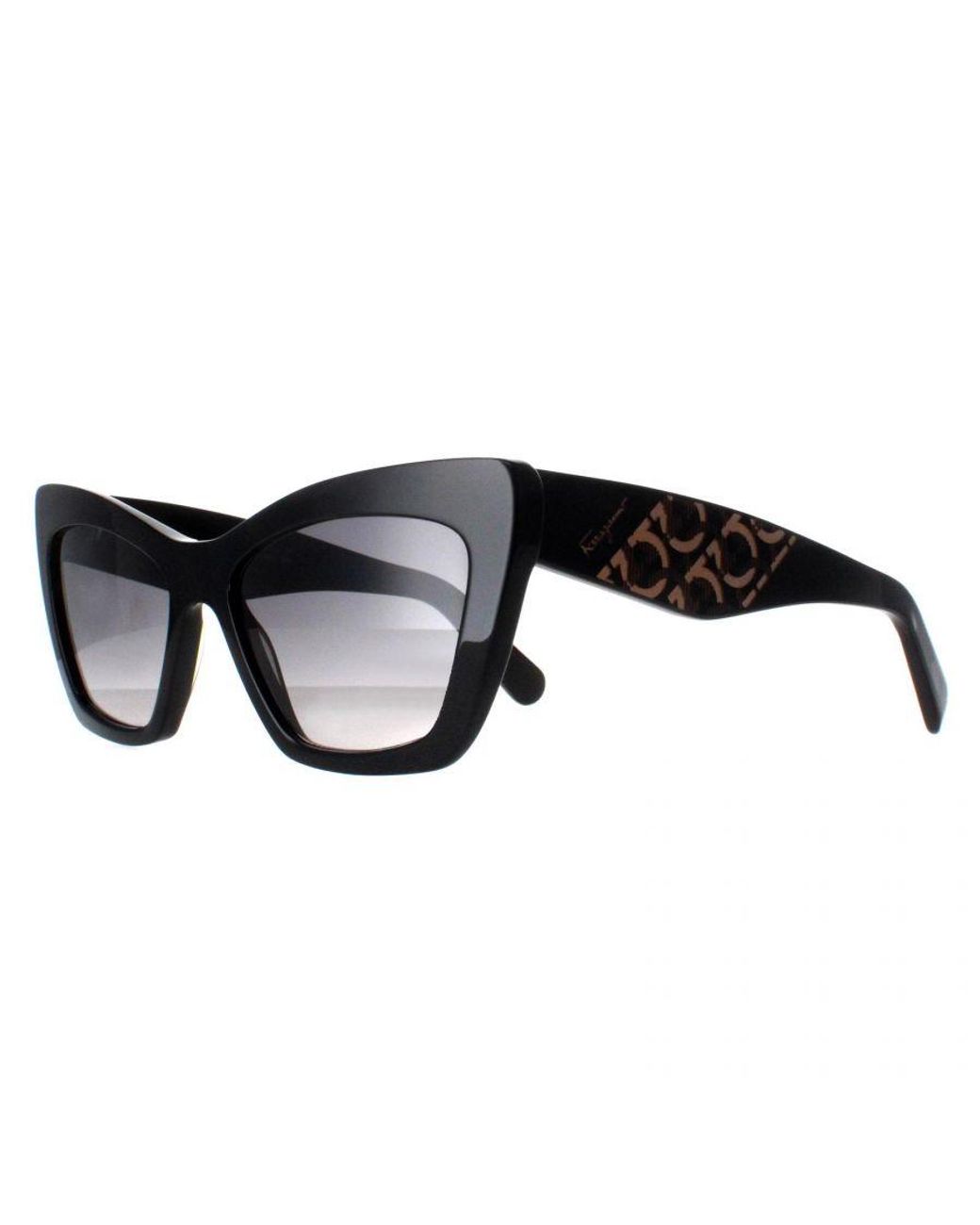 Ferragamo Black Cat Eye Gradient Sf1081Se