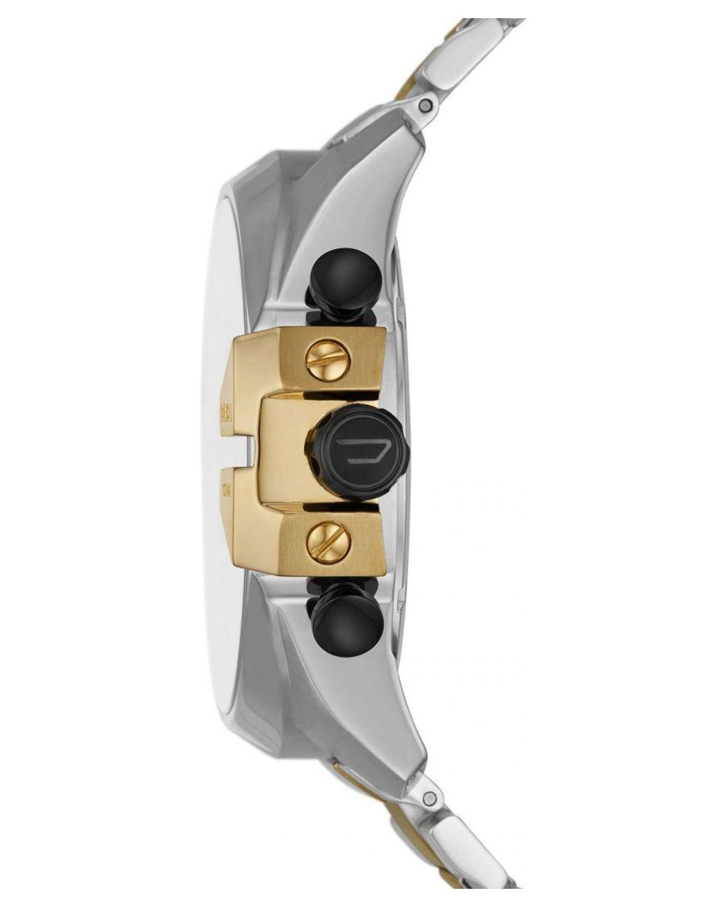 DIESEL Metallic Mega Chief Watch Dz4581 Stainless Steel for men
