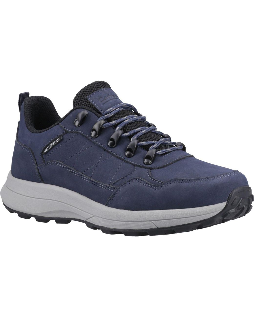 Cotswold Blue Elmfield Nubuck Trainers for men