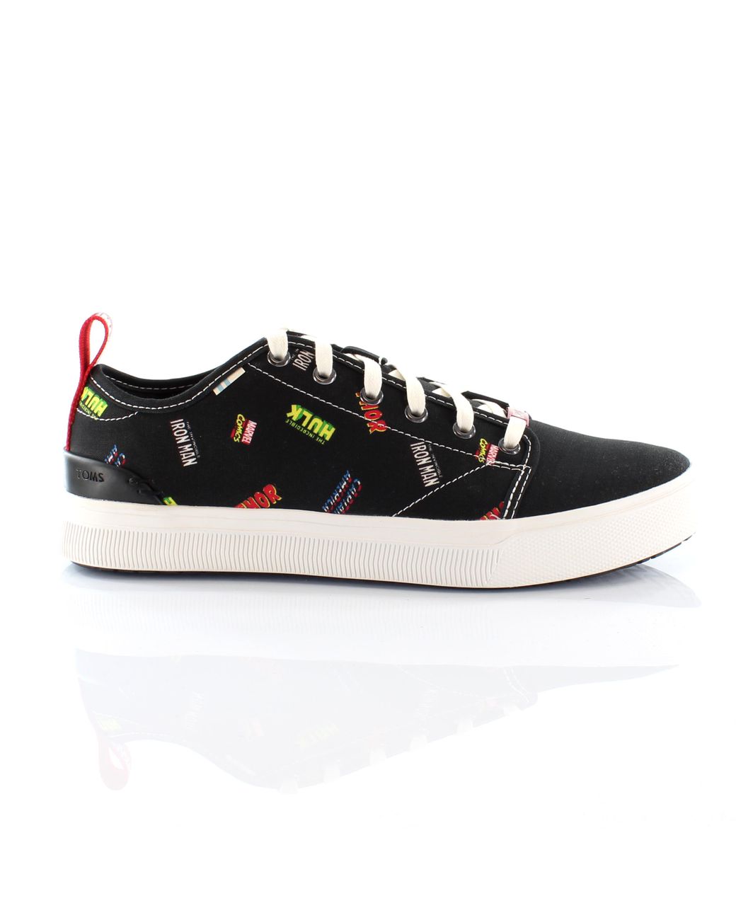 TOMS Black X Marvel Trvl Lite Low Trainers Textile for men