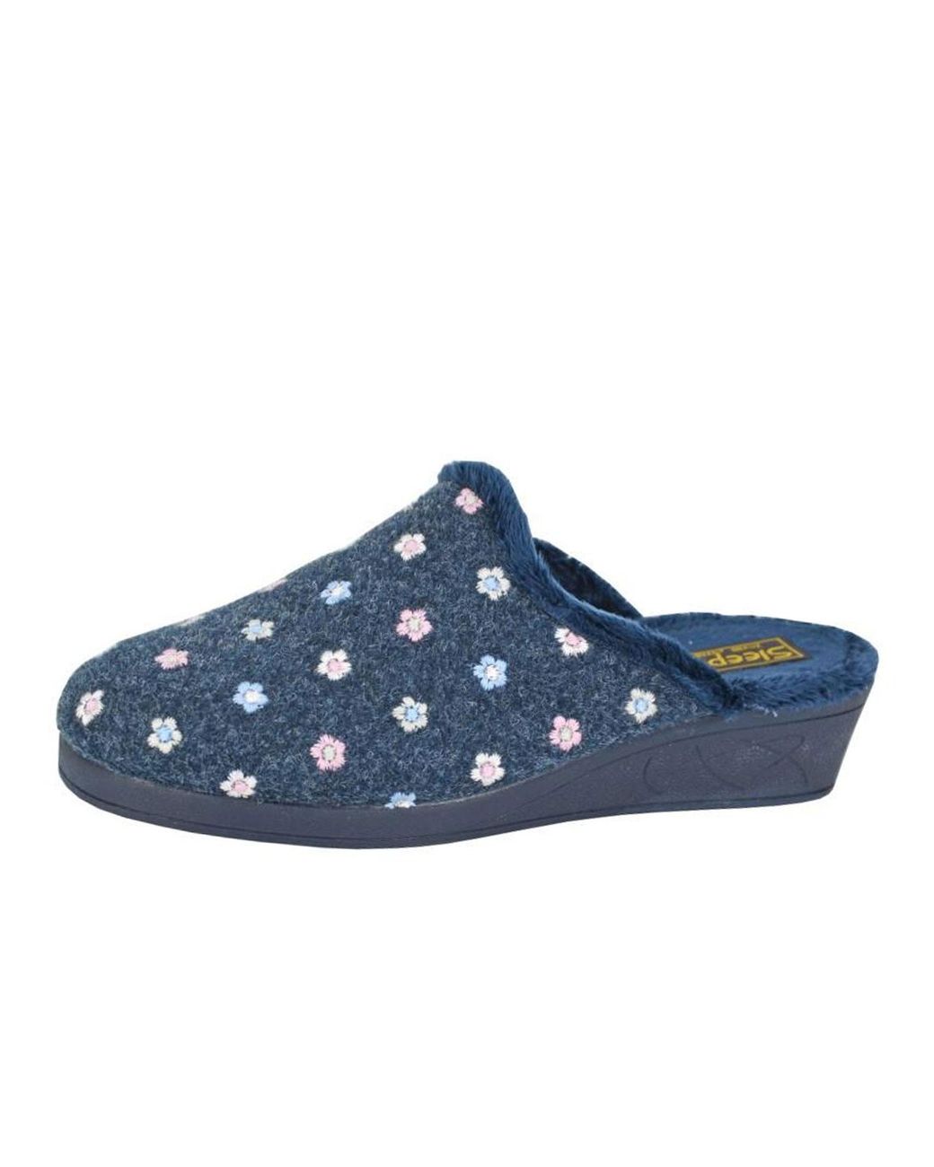 Sleeper Blue Josephine Wedge Slippers