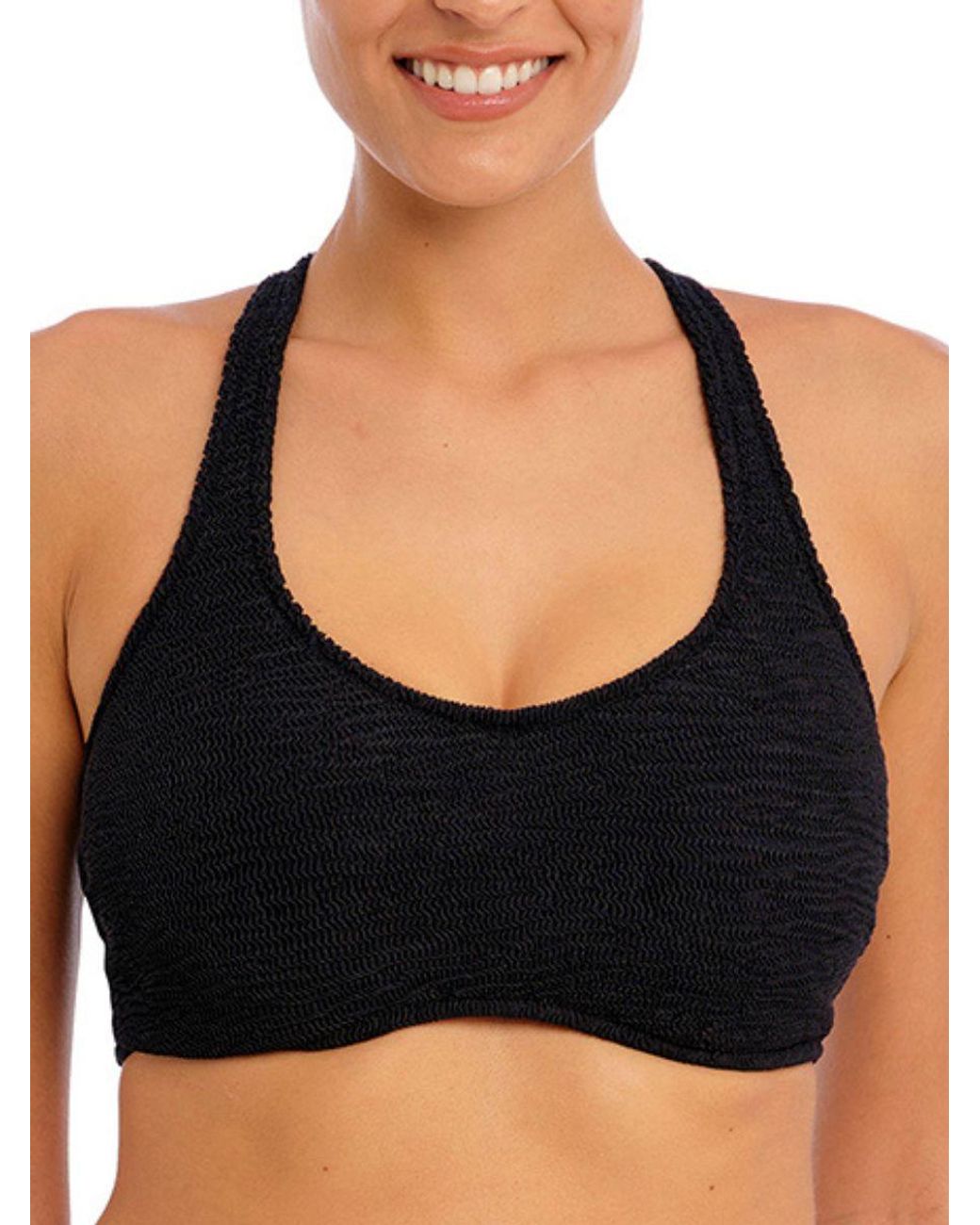 Freya Black Ibiza Waves Bralette Bikini Top