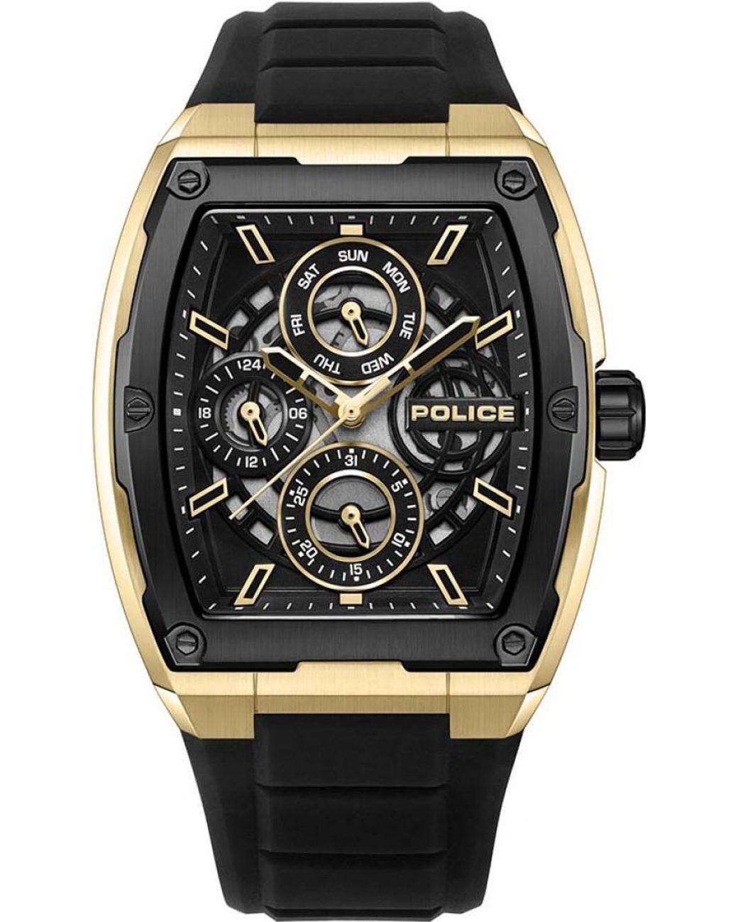 Police Black Pewjq0004540 Creed Watch for men