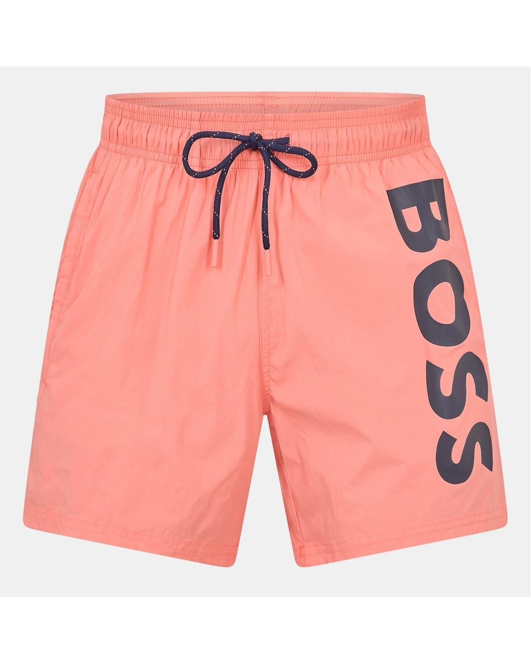 Boss Orange Octopus Swim Shorts With Bold Branding for men