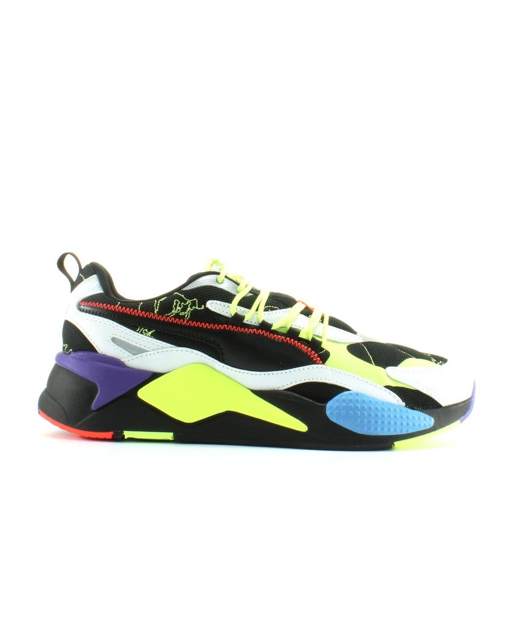 PUMA Blue Rs-X Day Zero Adults Synthetic Lace Up Trainers 372712 01 for men