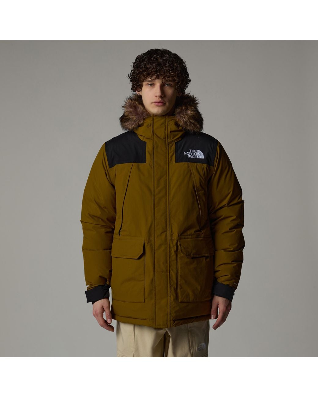 The North Face Green Mcmurdo Parka Moss/Tnf for men