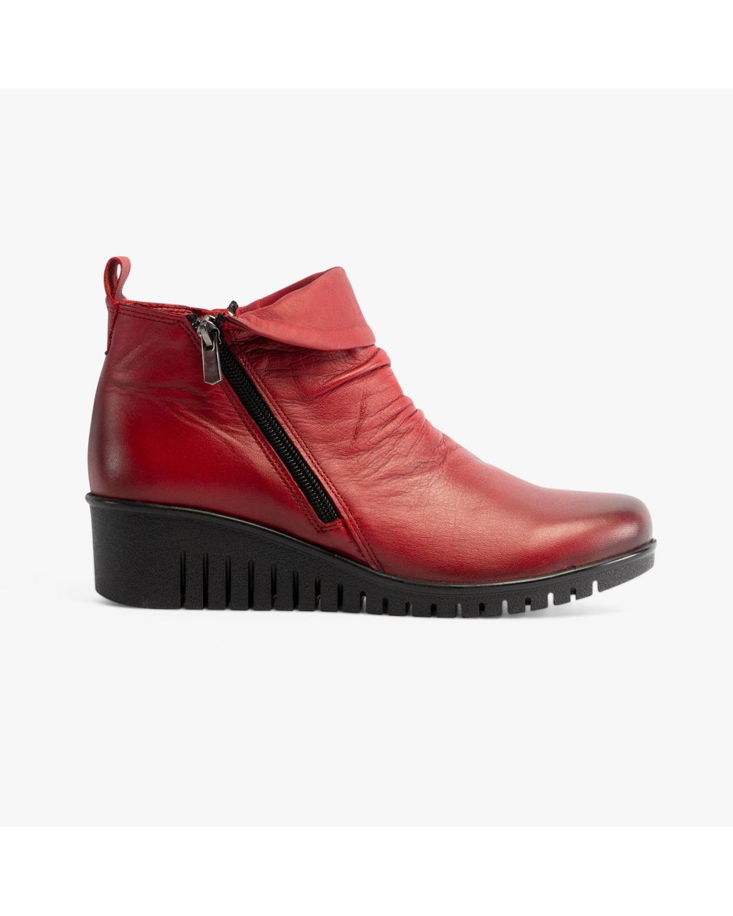 Lotus Red Cordelia Boots