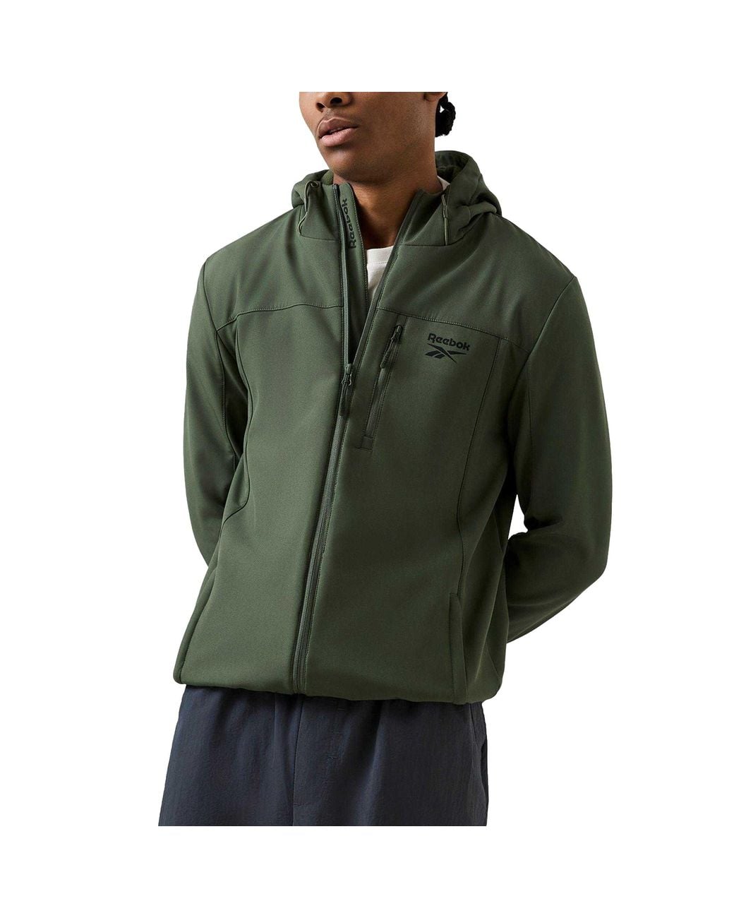 Reebok Green Compton Soft Shell Jacket (Hunter) for men