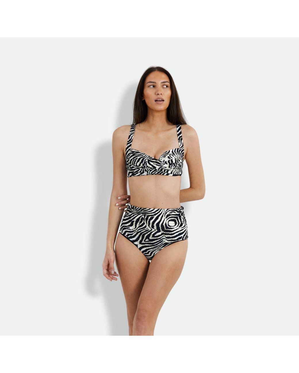 Panos Emporio Multicolor Zebra Medea Top