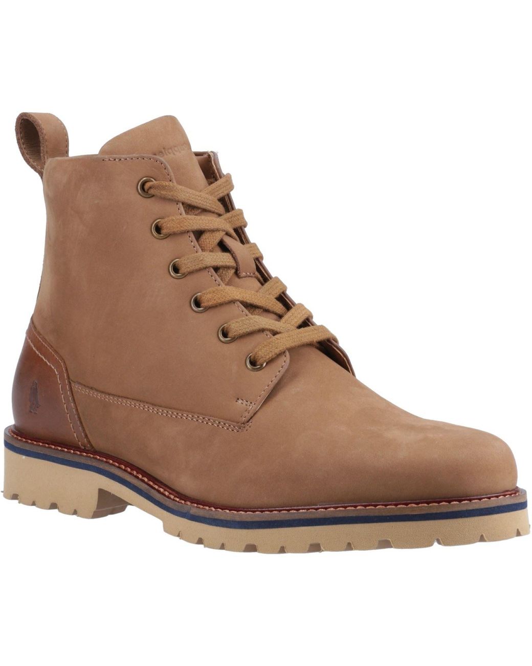 Hush Puppies Brown Maguire Nubuck Ankle Boots for men