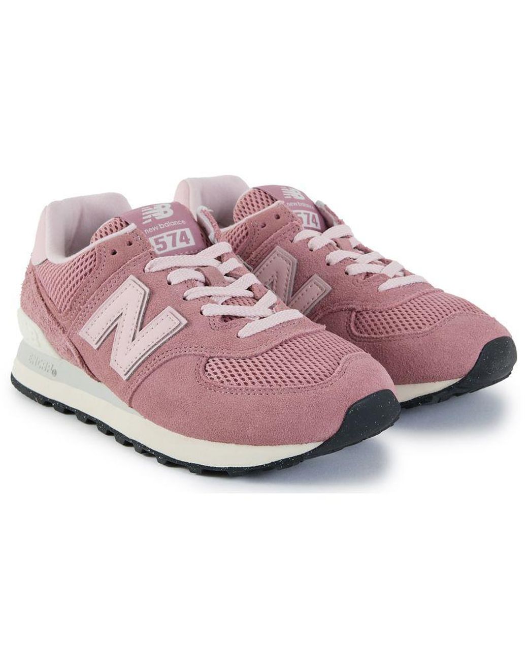 New Balance Purple 574 Trainers
