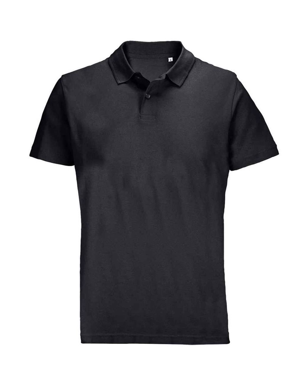 Sol's Black Adult Pulse Pique Polo Shirt