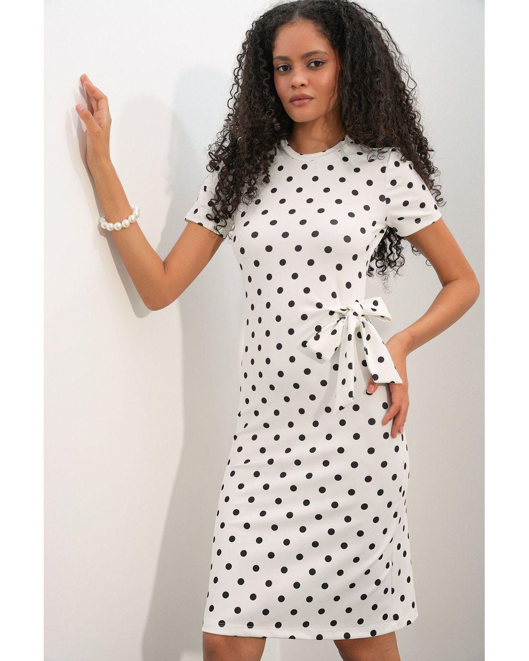 Bigdart White Knit Dress
