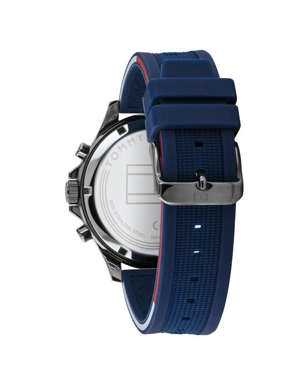 Tommy Hilfiger Blue Bank Watch 1791721 Silicone for men