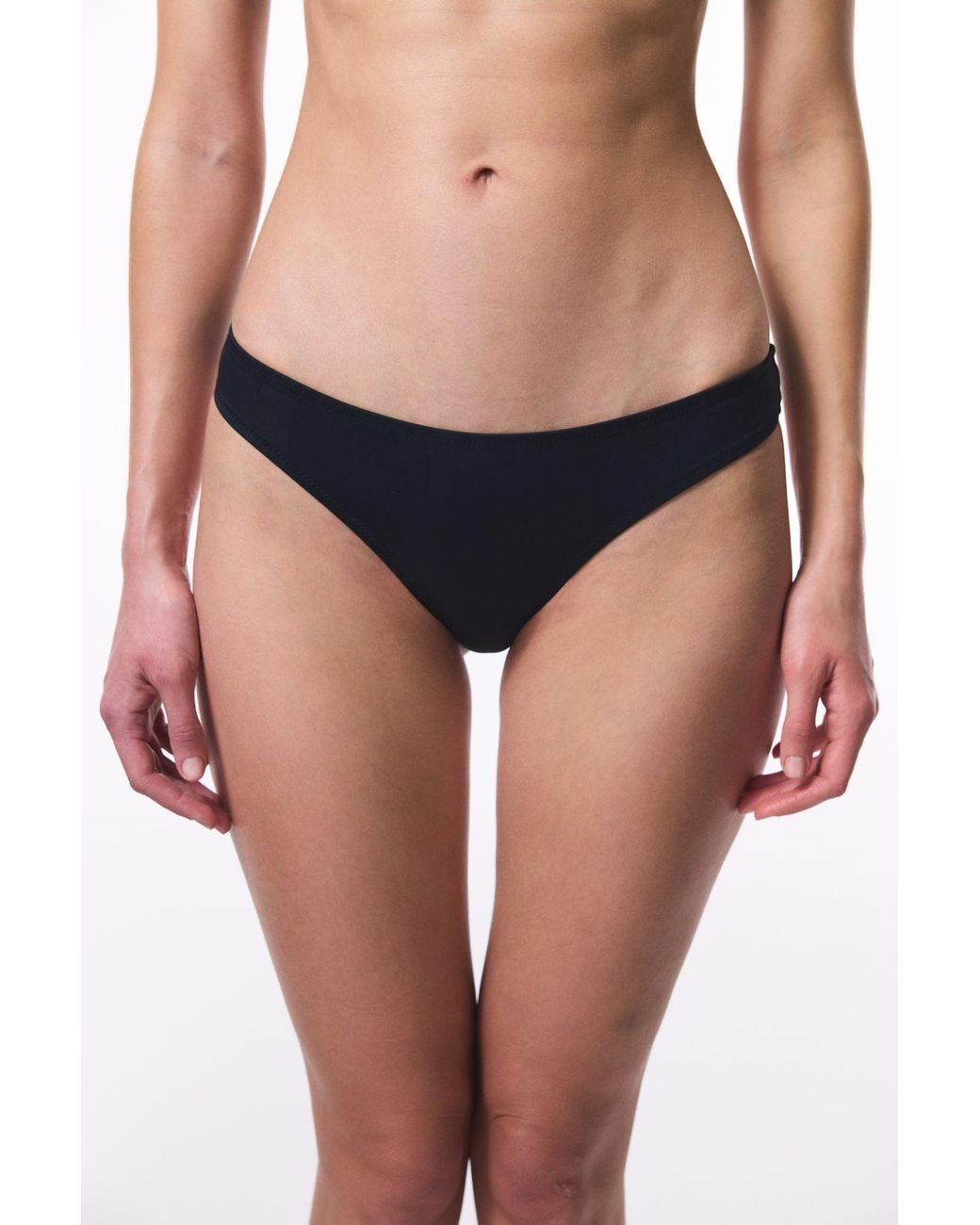 Penti Black Low-Waist Brazilian Bikini Bottoms