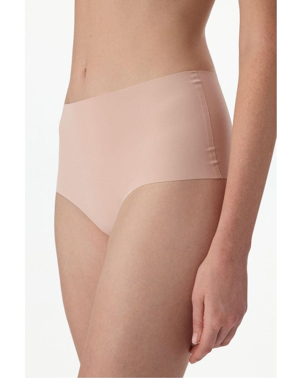 Penti Orange Laser-Cut High-Waist Briefs