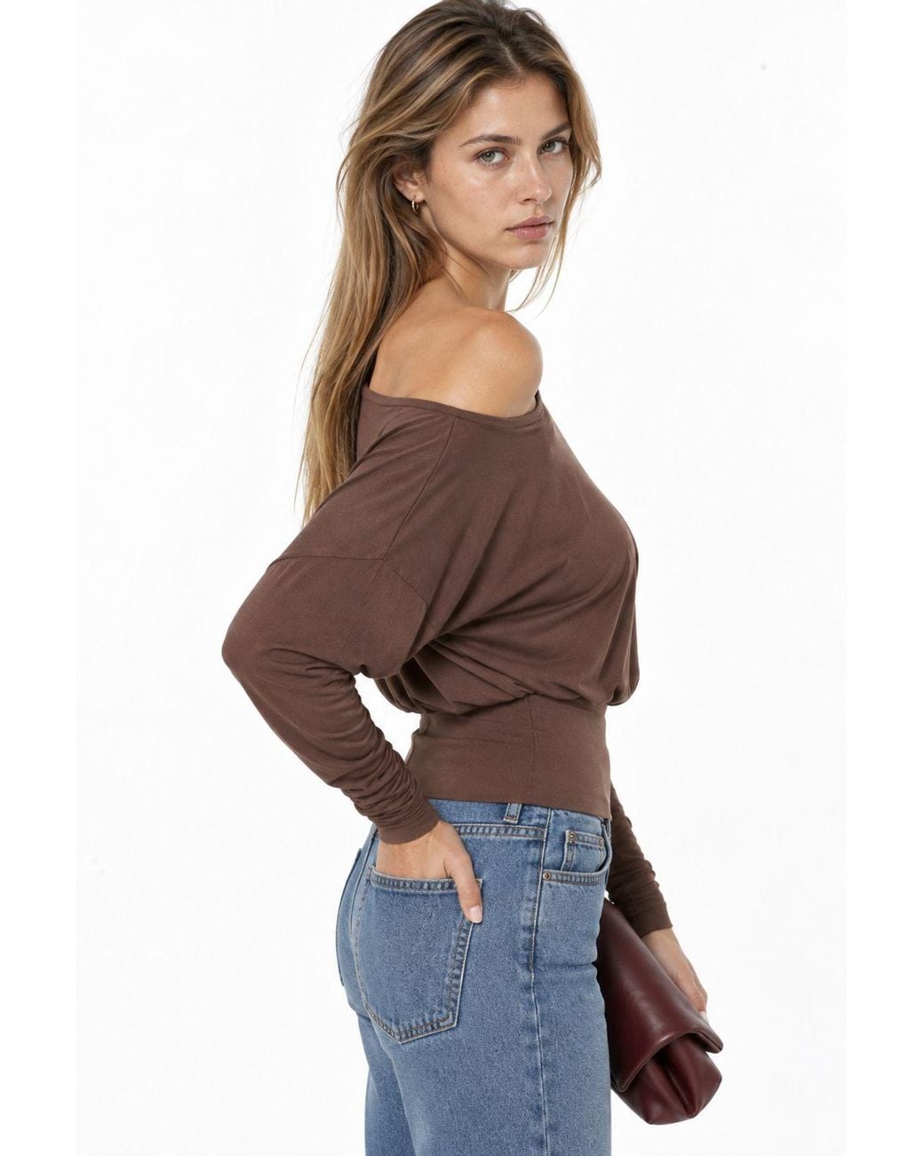 Busem Brown Blouse