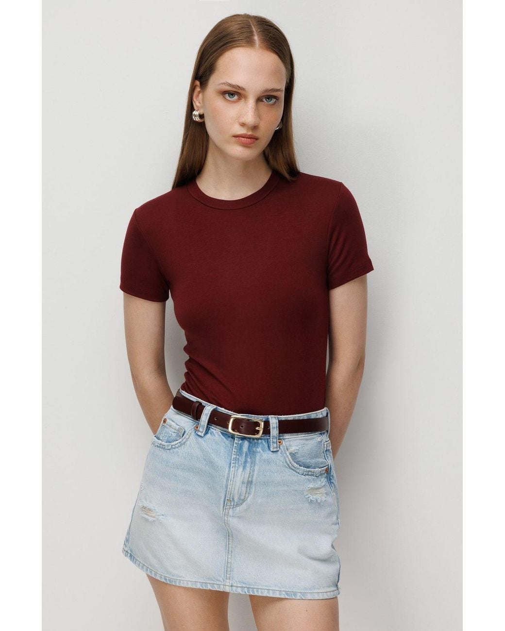 MixRay Red Cotton Tank Top