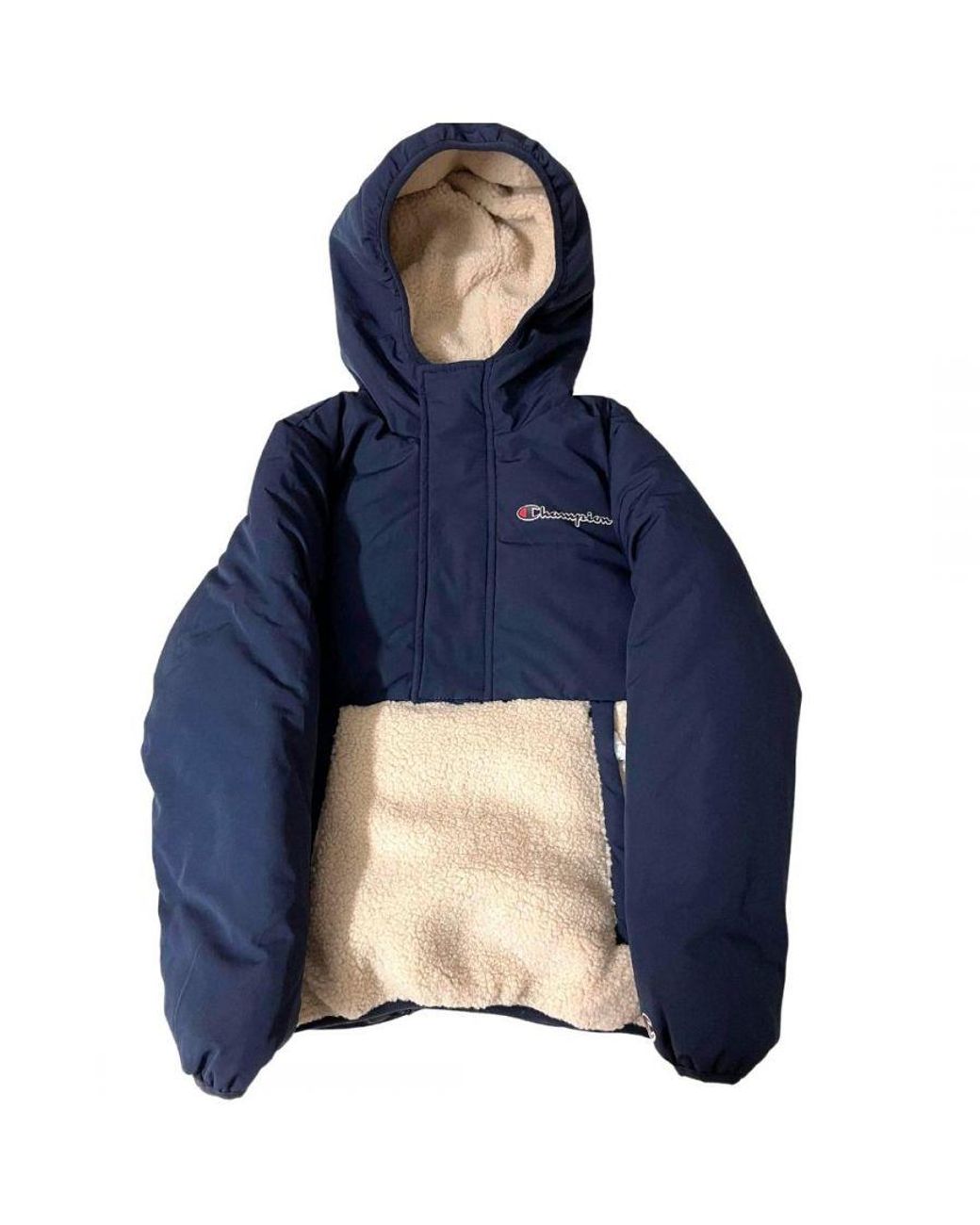 Champion Half Zip Blaue Kapuzenjacke in Blue for Men Lyst UK
