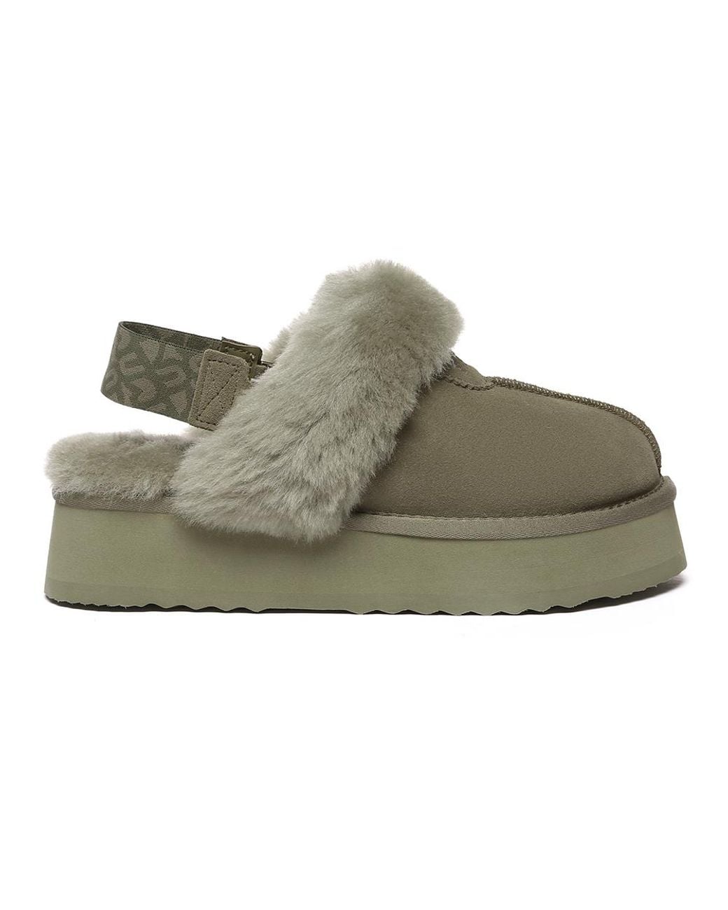 EverAu Australia Green Ever Au Wagtail Removable Strap Platform Slippers