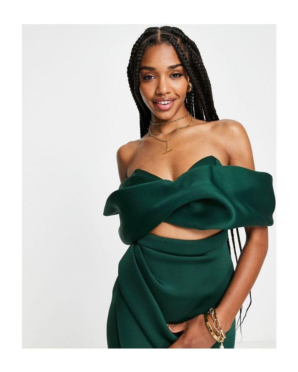 Off shoulder 2 shop piece dress