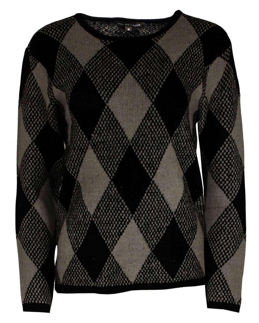 love knitwear Black Diamond Knit Jumper