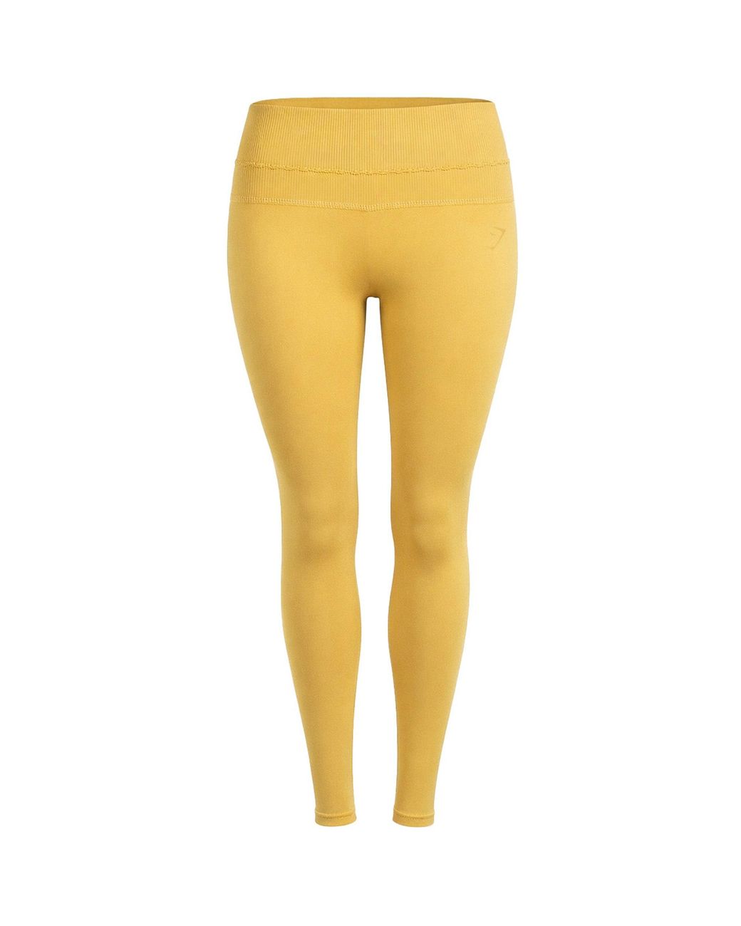 GYMSHARK Yellow Studio Leggings