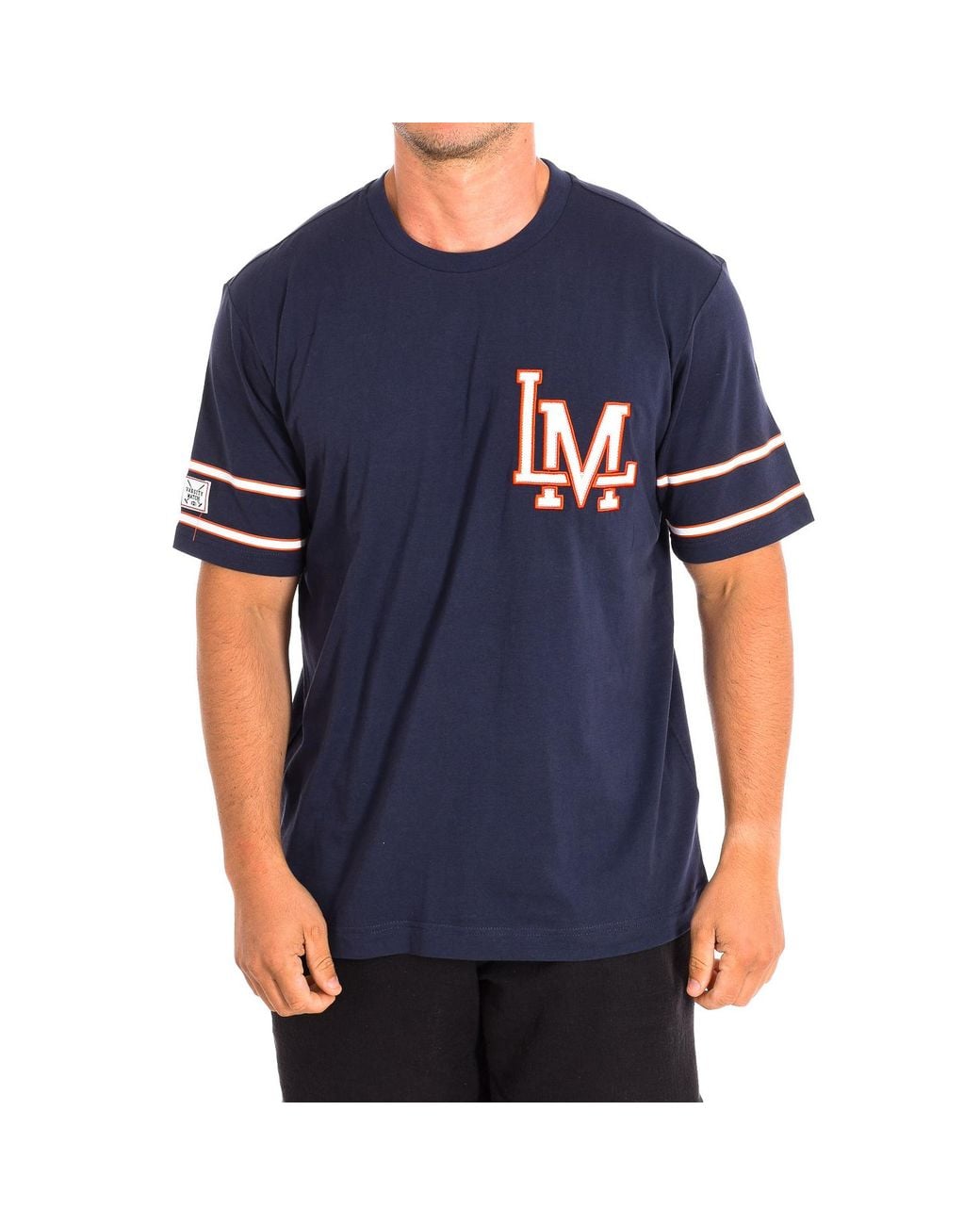 La Martina Blue Short Sleeve T-Shirt Tmr316-Js206 for men