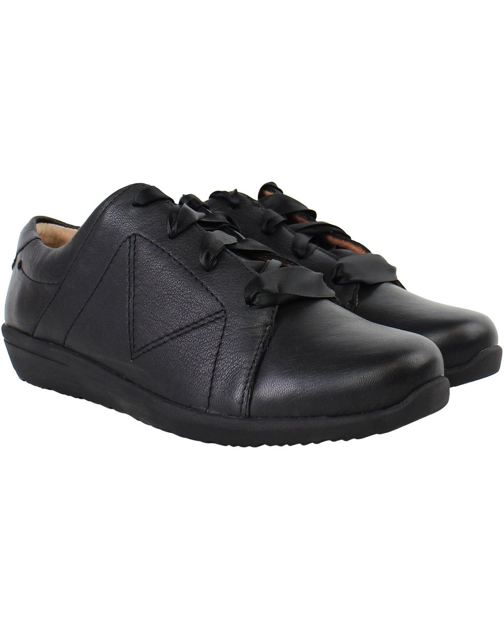 Vionic Black Magnolia Lindsey Shoes Leather