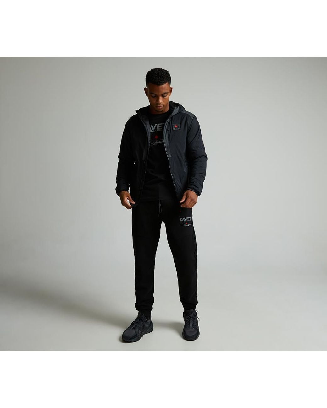 Zavetti Canada Black Omaro Insulated Jacket for men