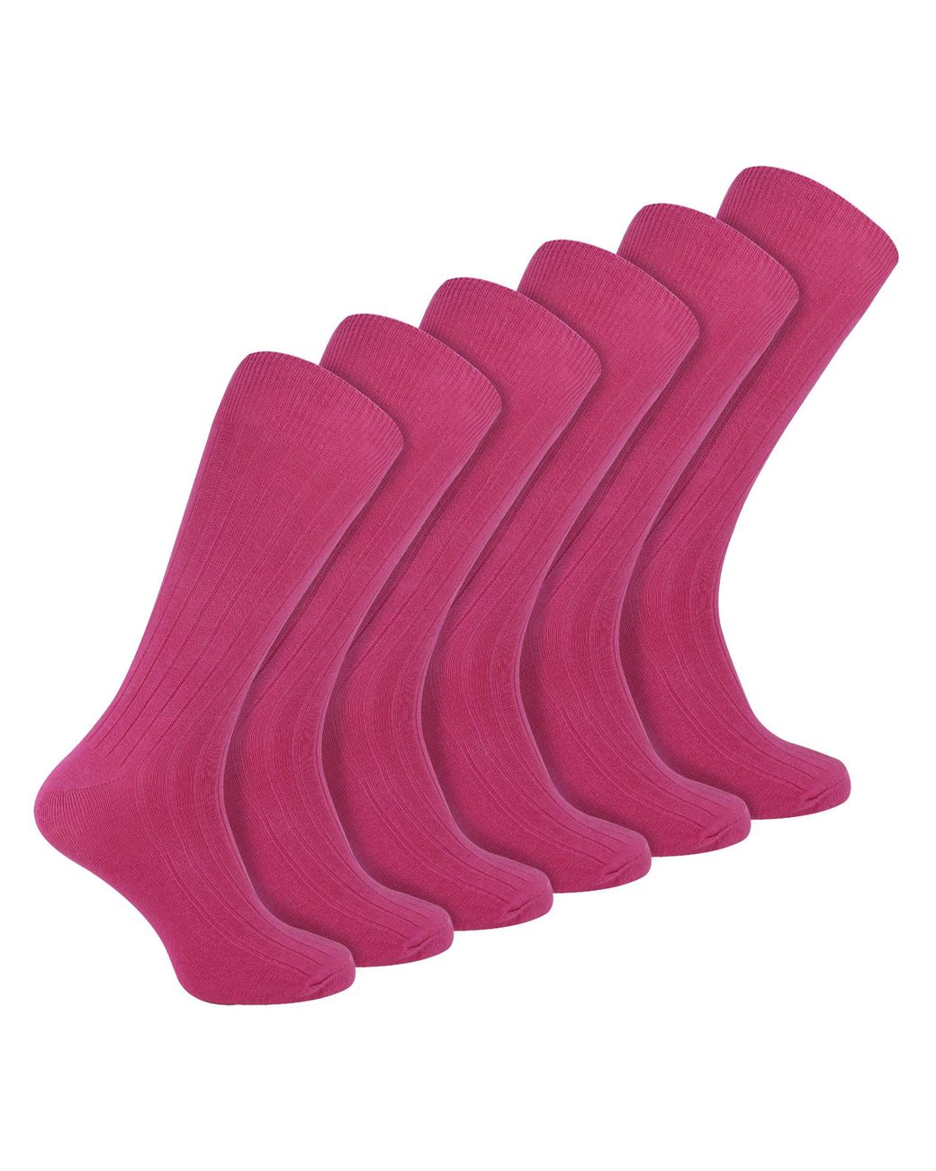 Sock Snob Purple Plain Coloured Cotton Rich Ribbed Dress Socks for men
