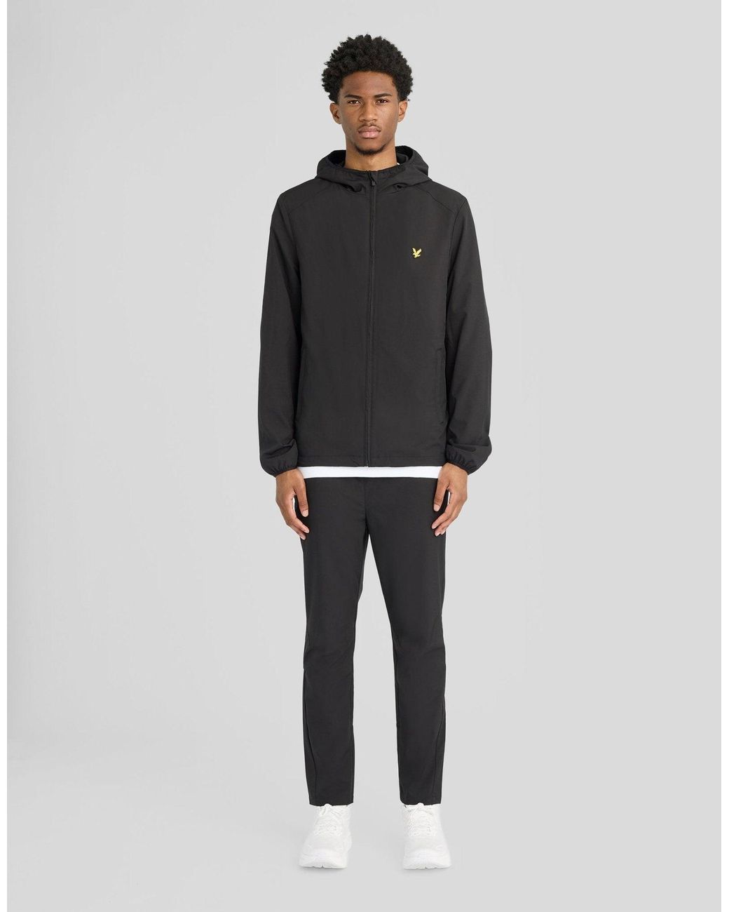 Lyle & Scott Black Sports Track Pants for men