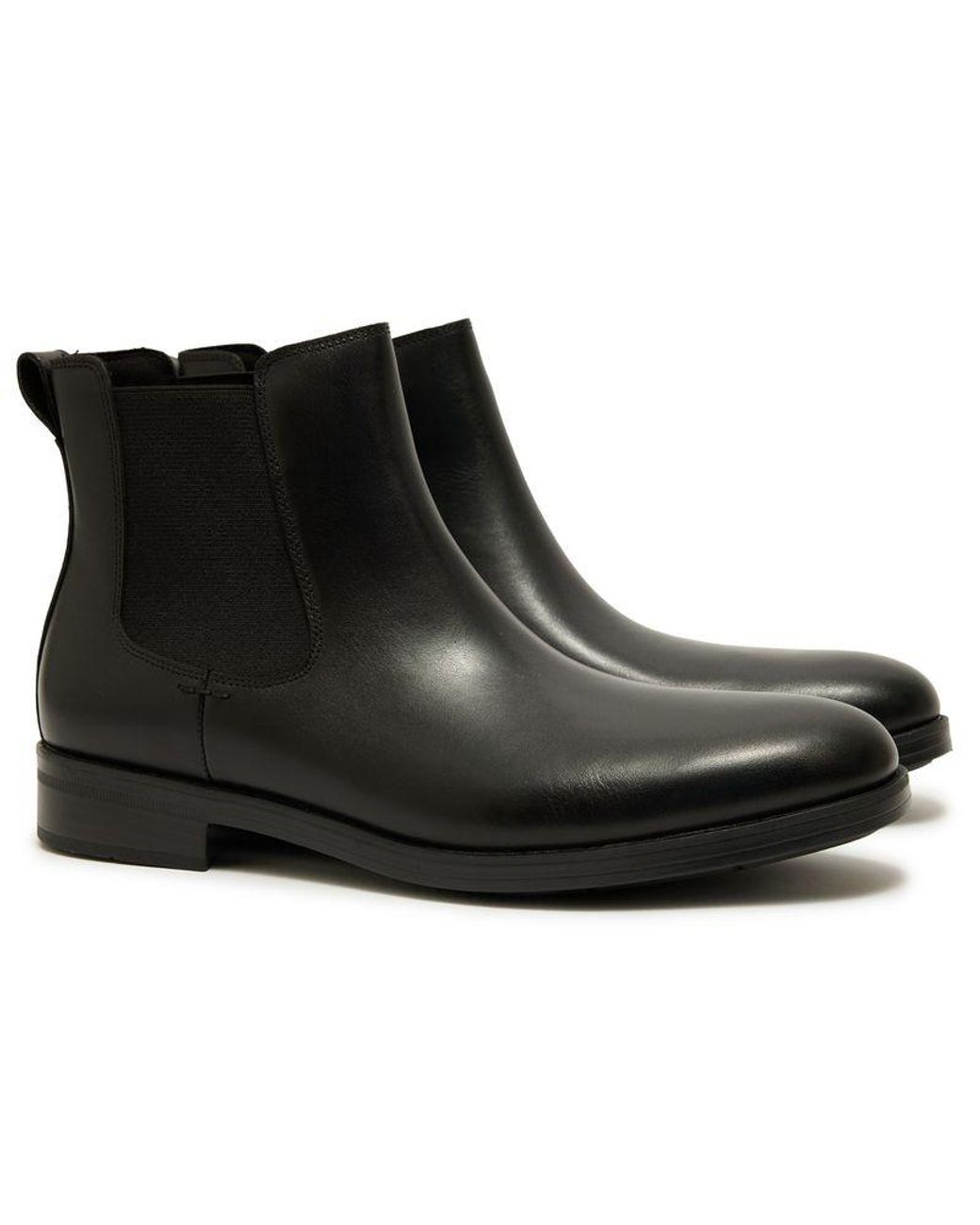 Cole Haan Black Newmark Grand Chelsea Boots for men