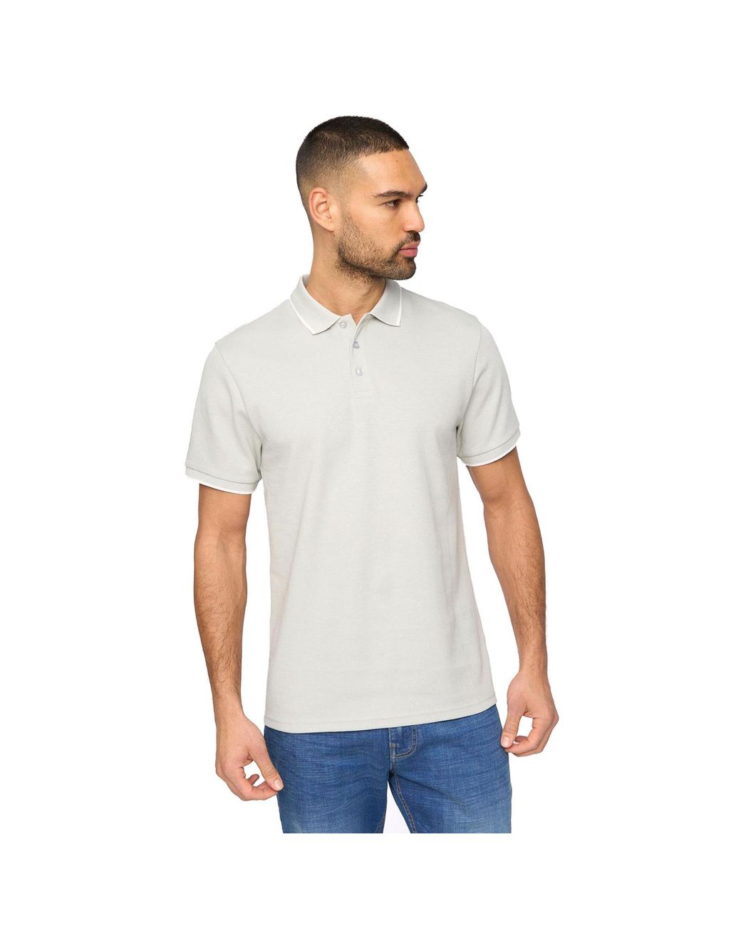Bewley & Ritch White Elverton Polo Shirt for men