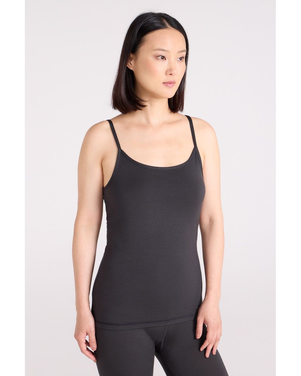 Mountain Warehouse Black 'Keep The Heat' Cami Top Quick Wicking Isotherm Vest