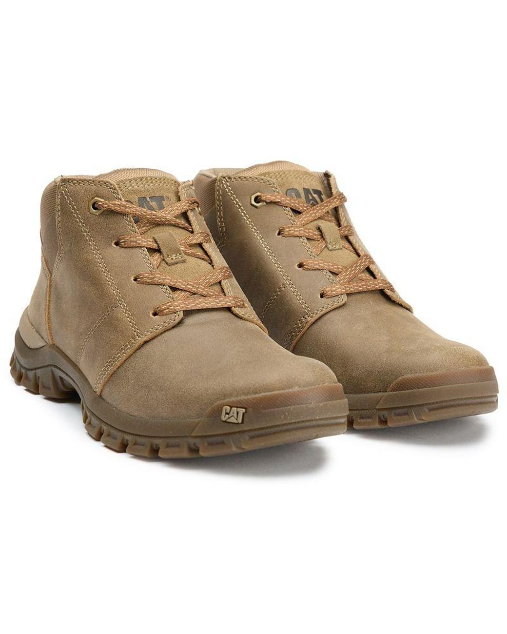 Caterpillar Brown Threshold Chukka Boots