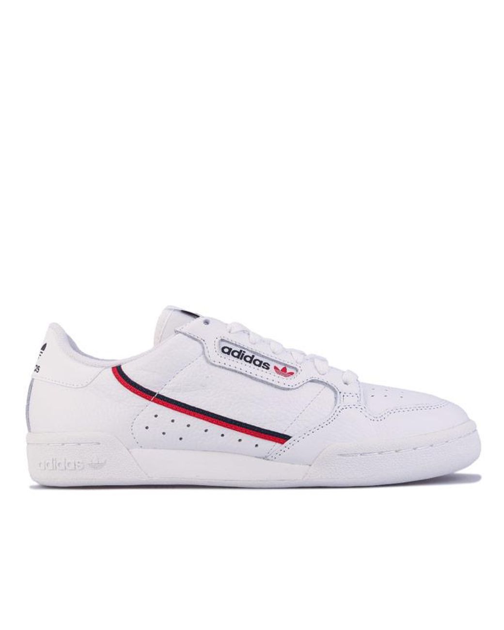 Adidas White Continental 80 Shoes for men