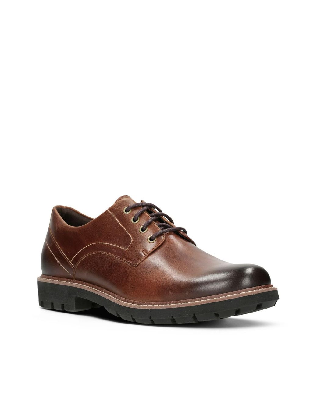 Clarks Brown Batcombe Hall Shoes for men
