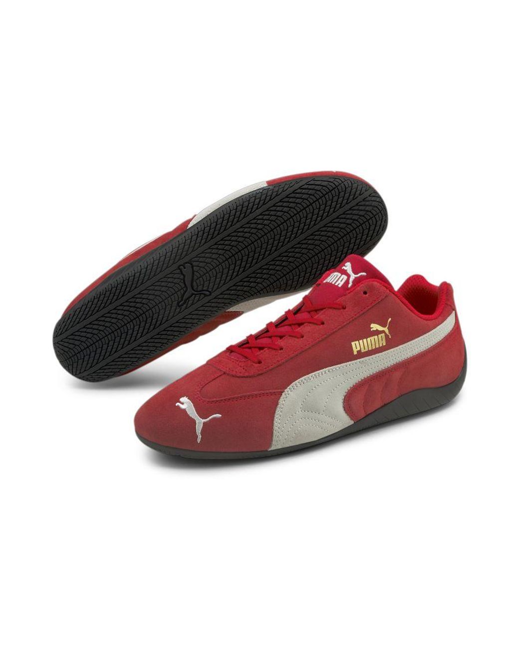 PUMA Speedcat Ls Driving Shoes in Red | Lyst UK