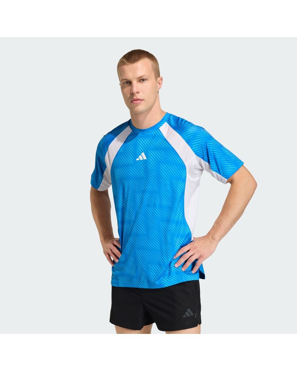Adidas Originals Blue Tech Apparel Wc26 Tişört for men