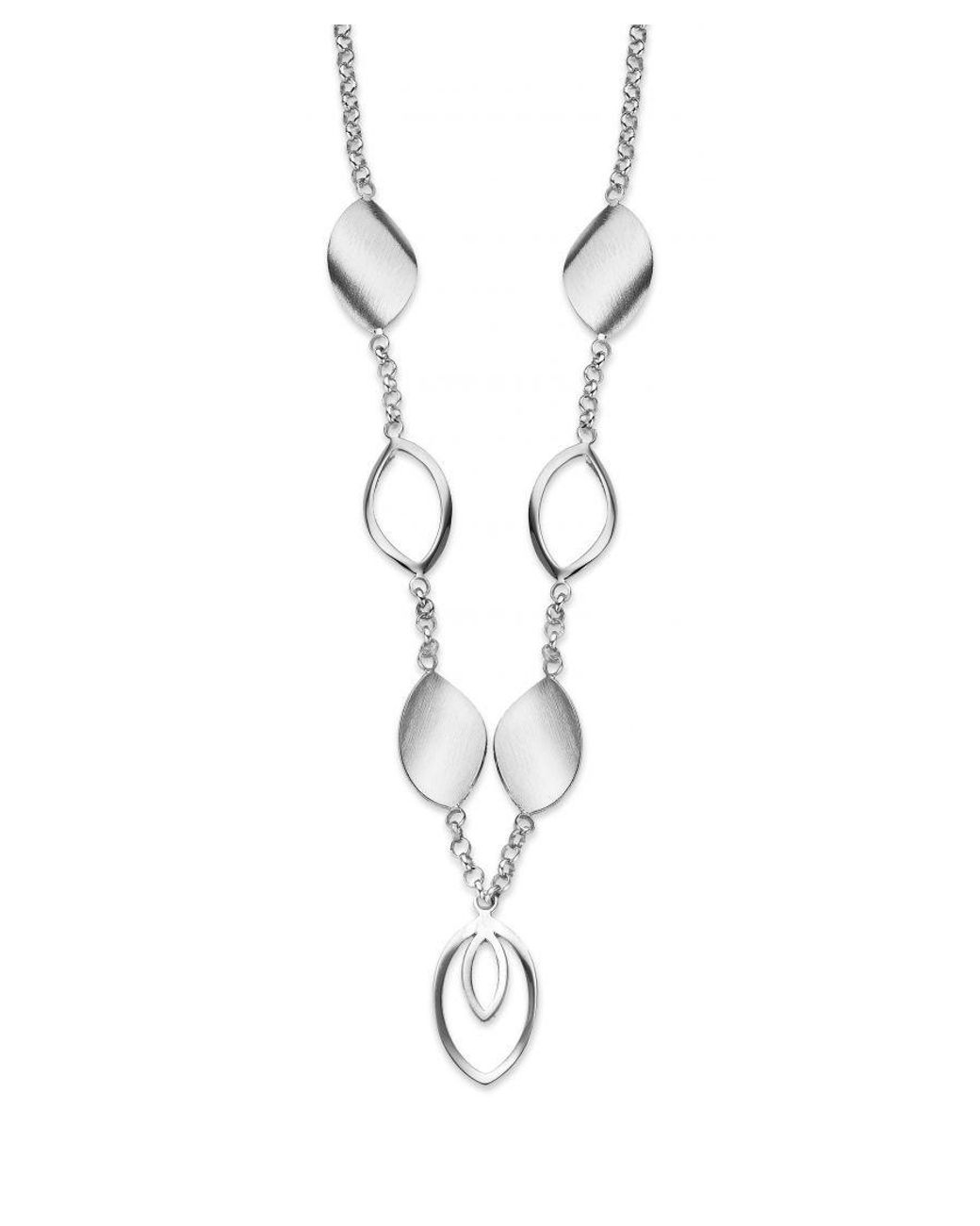 Orphelia White 925 Sterling Set: Bracelet + Earrings