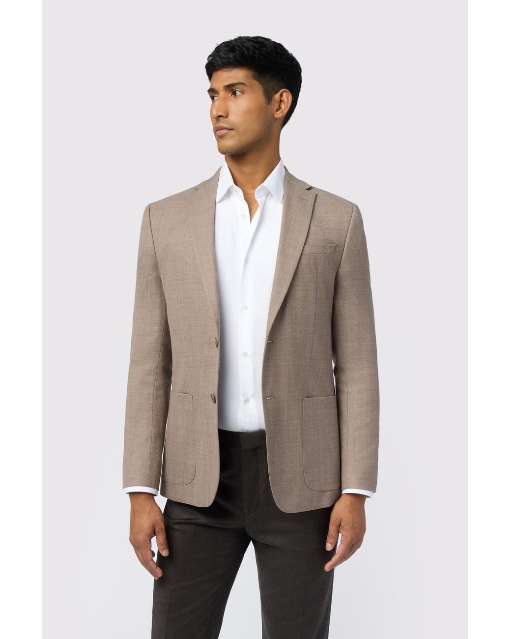 Ted Baker Natural Oram Slim Fit Structure Jacket for men