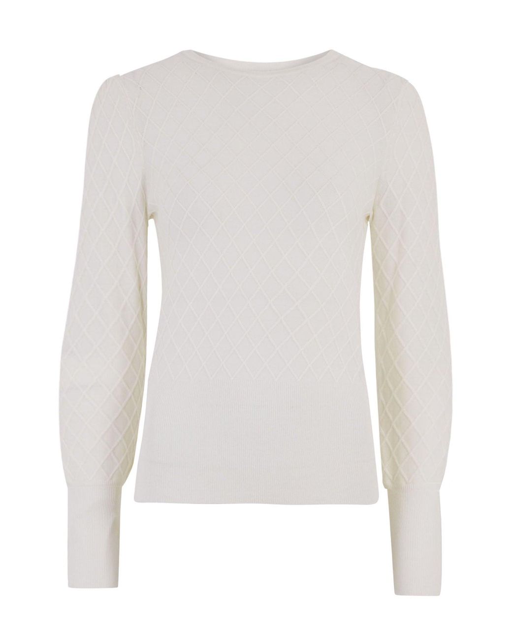 Marks & Spencer Blue Diamond Stitch Jumper