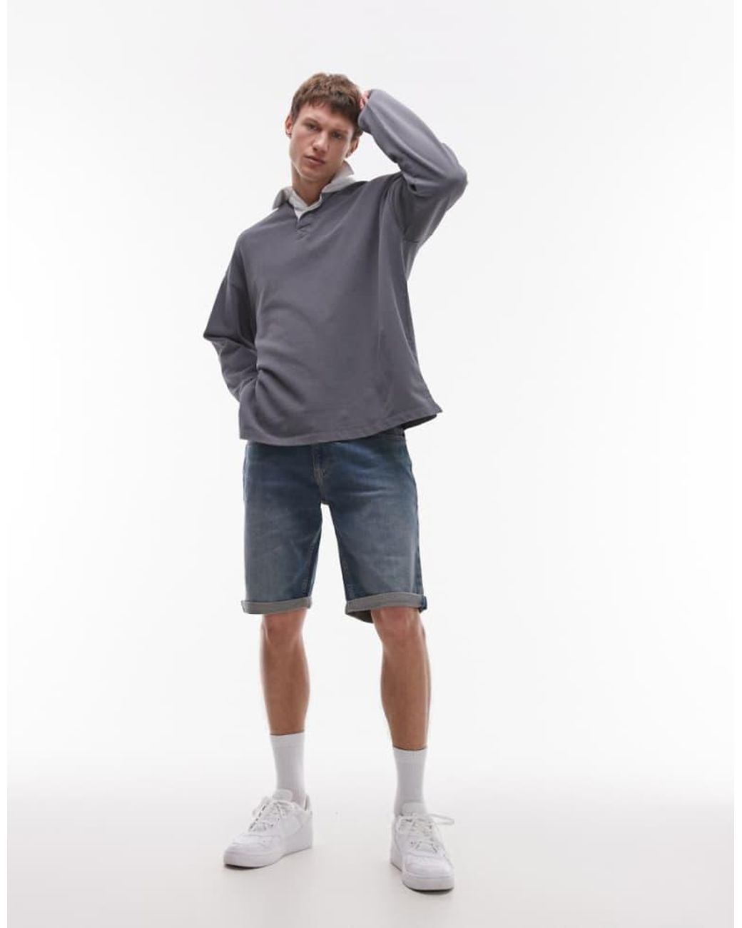Tommy Hilfiger Blue Ronnie Denim Shorts for men
