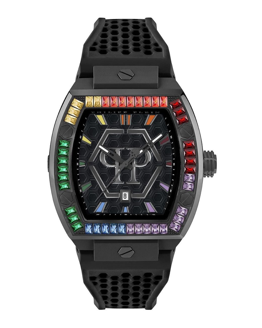 Philipp Plein Black The Hexagon Phantom Watch Pwpua0324 for men