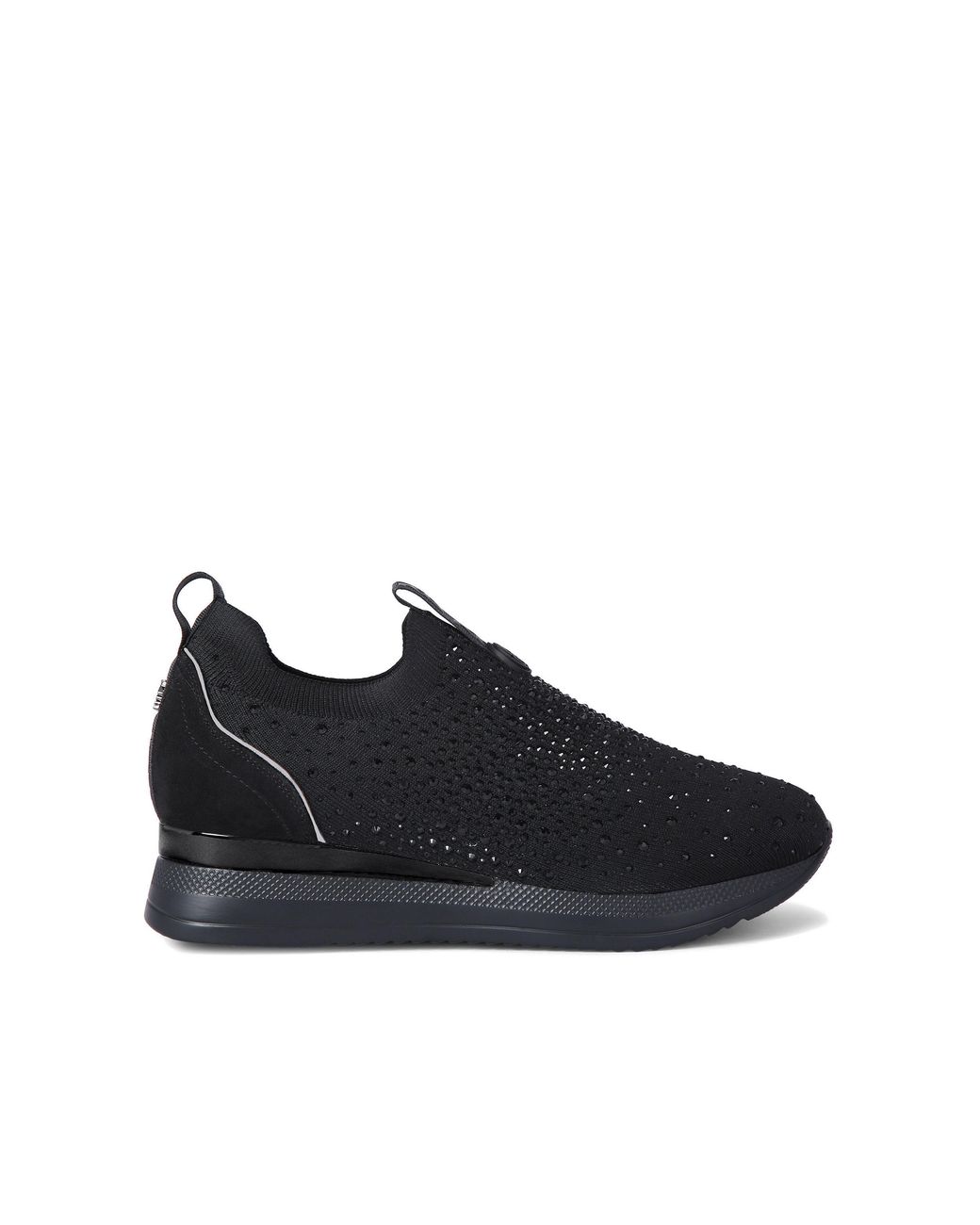 KG by Kurt Geiger Black Crystal-Embellished Sock Sneakers