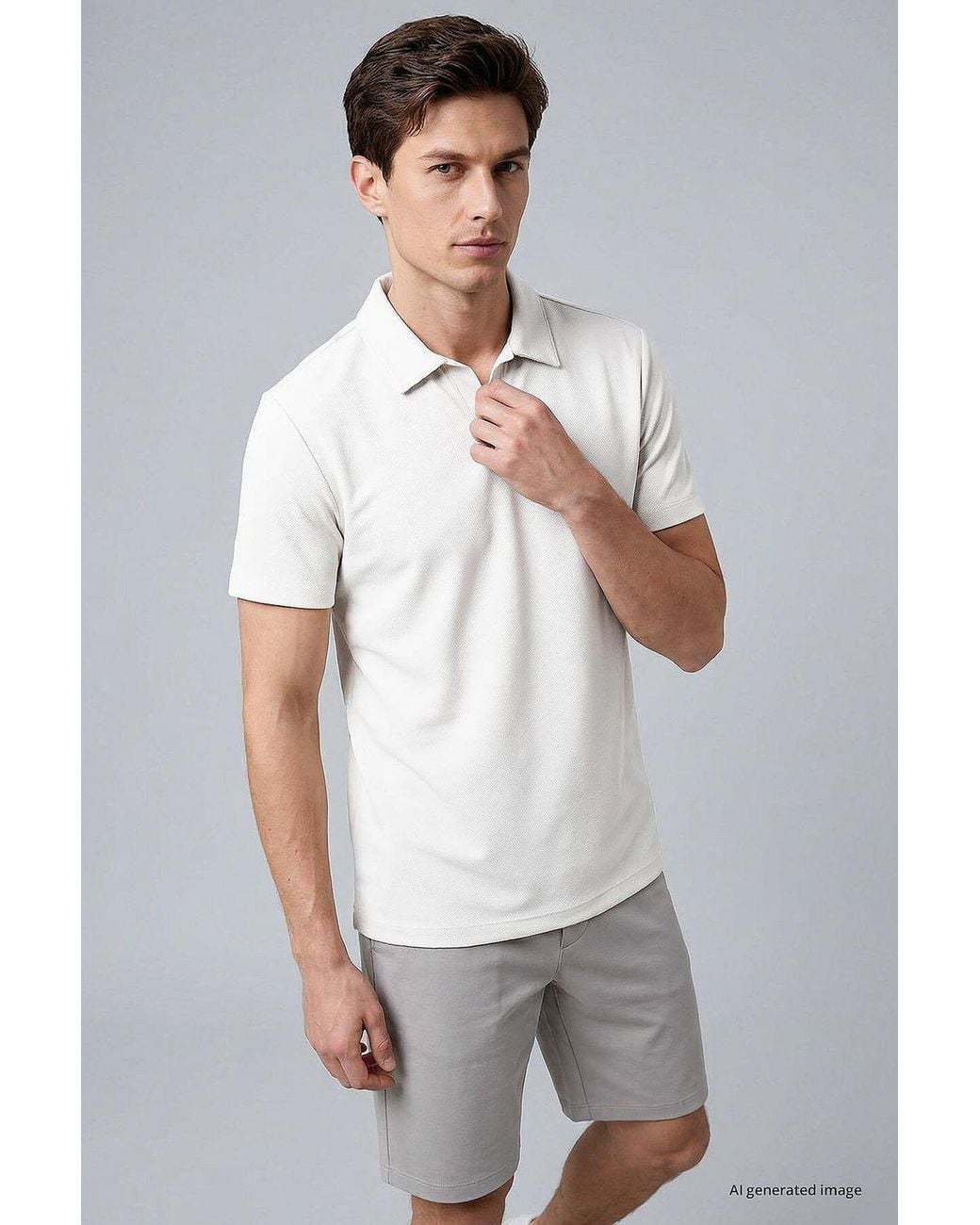 TOMMY LIFE Black Viscose Blend T-Shirt for men